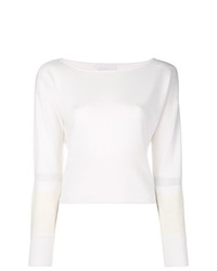 Maglione girocollo bianco di Fabiana Filippi