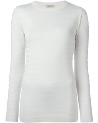Maglione girocollo bianco di Nina Ricci