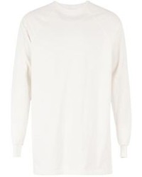 Maglione girocollo bianco di Rick Owens