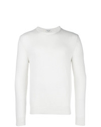 Maglione girocollo bianco di Saint Laurent