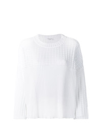 Maglione girocollo bianco di Sonia Rykiel