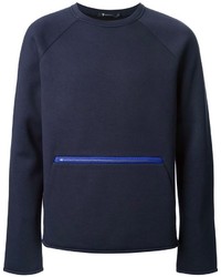 Maglione girocollo blu scuro di Alexander Wang