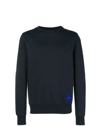 Maglione girocollo blu scuro di Calvin Klein Jeans