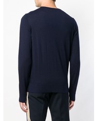 Maglione girocollo blu scuro di Calvin Klein