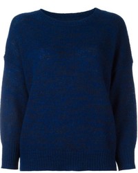 Maglione girocollo blu scuro di Etoile Isabel Marant