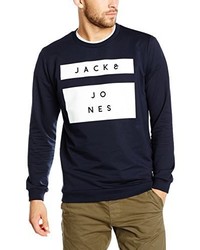Maglione girocollo blu scuro di Jack & Jones