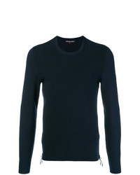 Maglione girocollo blu scuro di Michael Kors Collection
