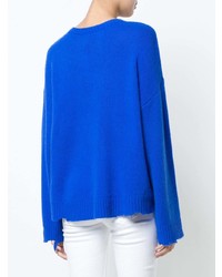 Maglione girocollo blu di RtA