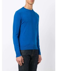 Maglione girocollo blu di Ballantyne