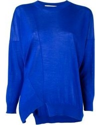 Maglione girocollo blu di Stella McCartney