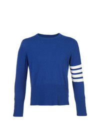 Maglione girocollo blu di Thom Browne