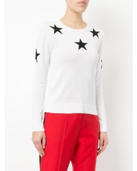 Maglione girocollo con stelle bianco di GUILD PRIME