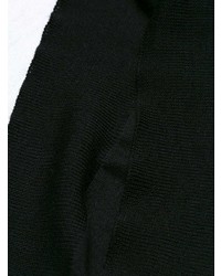Maglione girocollo geometrico nero di Maison Margiela