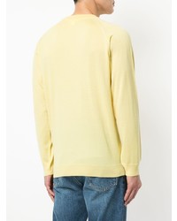 Maglione girocollo giallo di H Beauty&Youth