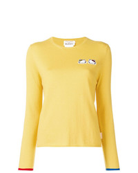 Maglione girocollo giallo di Chinti & Parker