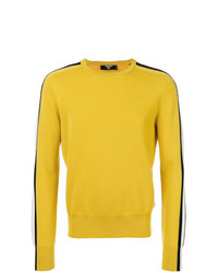 Maglione girocollo giallo di DSQUARED2