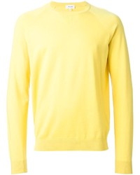 Maglione girocollo giallo di Façonnable