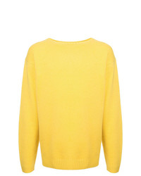 Maglione girocollo giallo di H Beauty&Youth