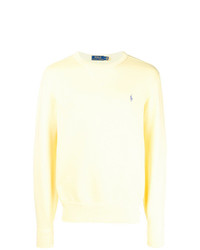 Maglione girocollo giallo di Polo Ralph Lauren