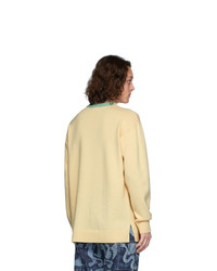 Maglione girocollo giallo di Loewe