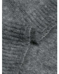 Maglione girocollo grigio scuro di Moncler