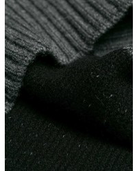 Maglione girocollo grigio scuro di Prada