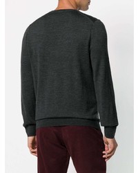 Maglione girocollo grigio scuro di Polo Ralph Lauren