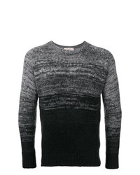 Maglione girocollo grigio scuro di Maison Flaneur