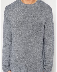Maglione girocollo grigio di Asos