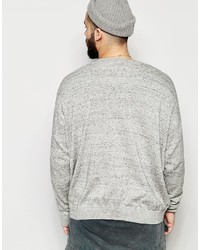 Maglione girocollo grigio di Asos