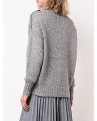 Maglione girocollo grigio di Veronica Beard