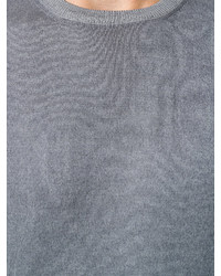 Maglione girocollo grigio di Fay
