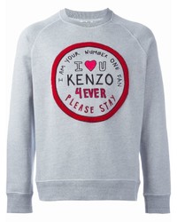 Maglione girocollo grigio di Kenzo