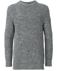 Maglione girocollo grigio di Lanvin