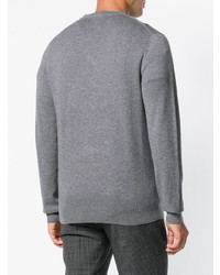 Maglione girocollo grigio di Calvin Klein