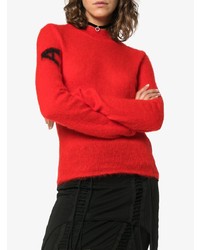 Maglione girocollo in mohair rosso di Alyx