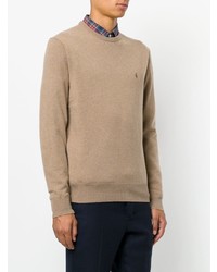 Maglione girocollo marrone chiaro di Polo Ralph Lauren