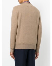 Maglione girocollo marrone chiaro di Polo Ralph Lauren