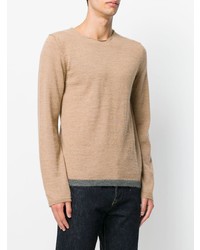 Maglione girocollo marrone chiaro di Comme Des Garçons Shirt Boys