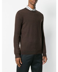 Maglione girocollo marrone scuro di Polo Ralph Lauren