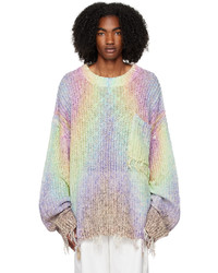 Maglione girocollo multicolore di A. A. Spectrum