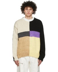 Maglione girocollo multicolore di Jil Sander