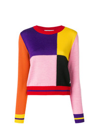 Maglione girocollo multicolore di MSGM