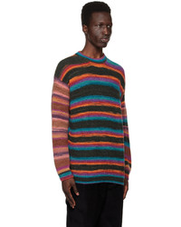 Maglione girocollo multicolore di Ps By Paul Smith