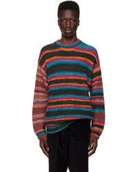 Maglione girocollo multicolore di Ps By Paul Smith