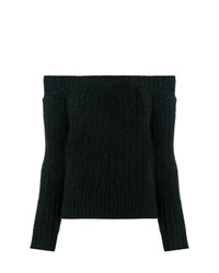 Maglione girocollo nero di Alexandre Vauthier