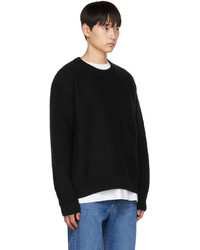 Maglione girocollo nero di Wooyoungmi
