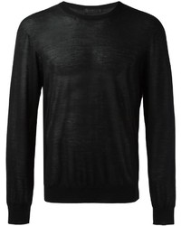 Maglione girocollo nero di Calvin Klein Collection