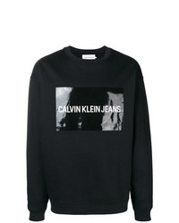 Maglione girocollo nero di Calvin Klein Jeans Est. 1978