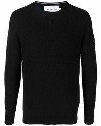Maglione girocollo nero di Calvin Klein Jeans